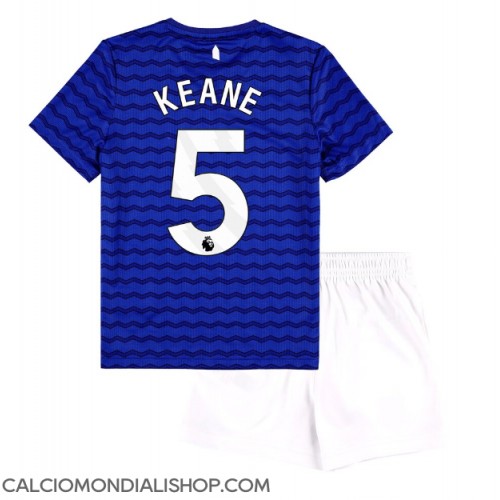 Maglie da calcio Everton Michael Keane #5 Prima Maglia Bambino 2025-26 Manica Corta (+ Pantaloni corti)